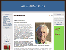 Tablet Screenshot of klaus-peter-joerns.de